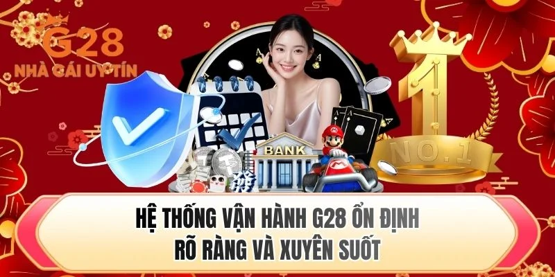 Hệ thống vận hành G28 ổn định rõ ràng và xuyên suốt