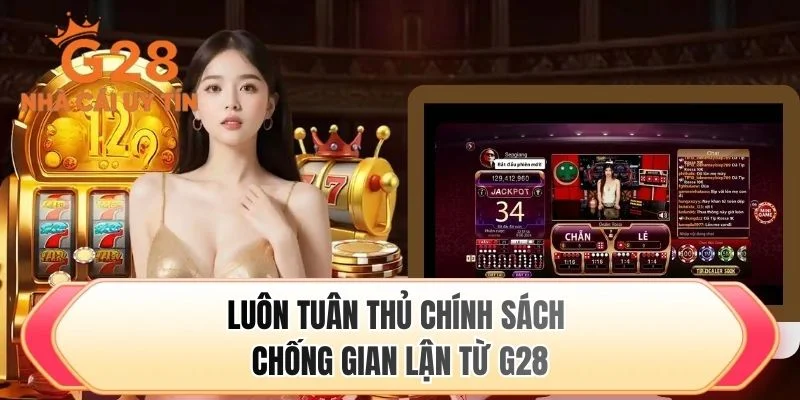 Luôn tuân thủ chính sách chống gian lận từ G28